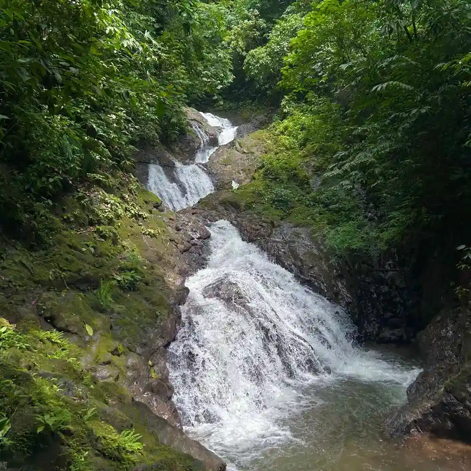 Jaco waterfall tour no people