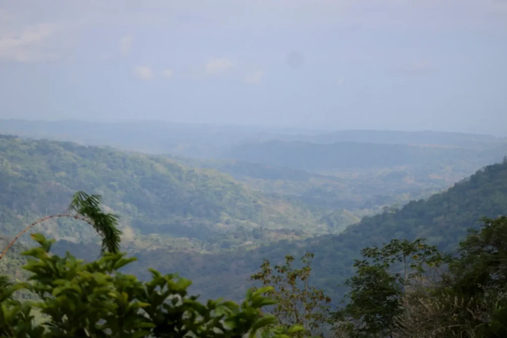 Mountain view near Jaco Costa Rica during a culinary and sightseeing tour experience