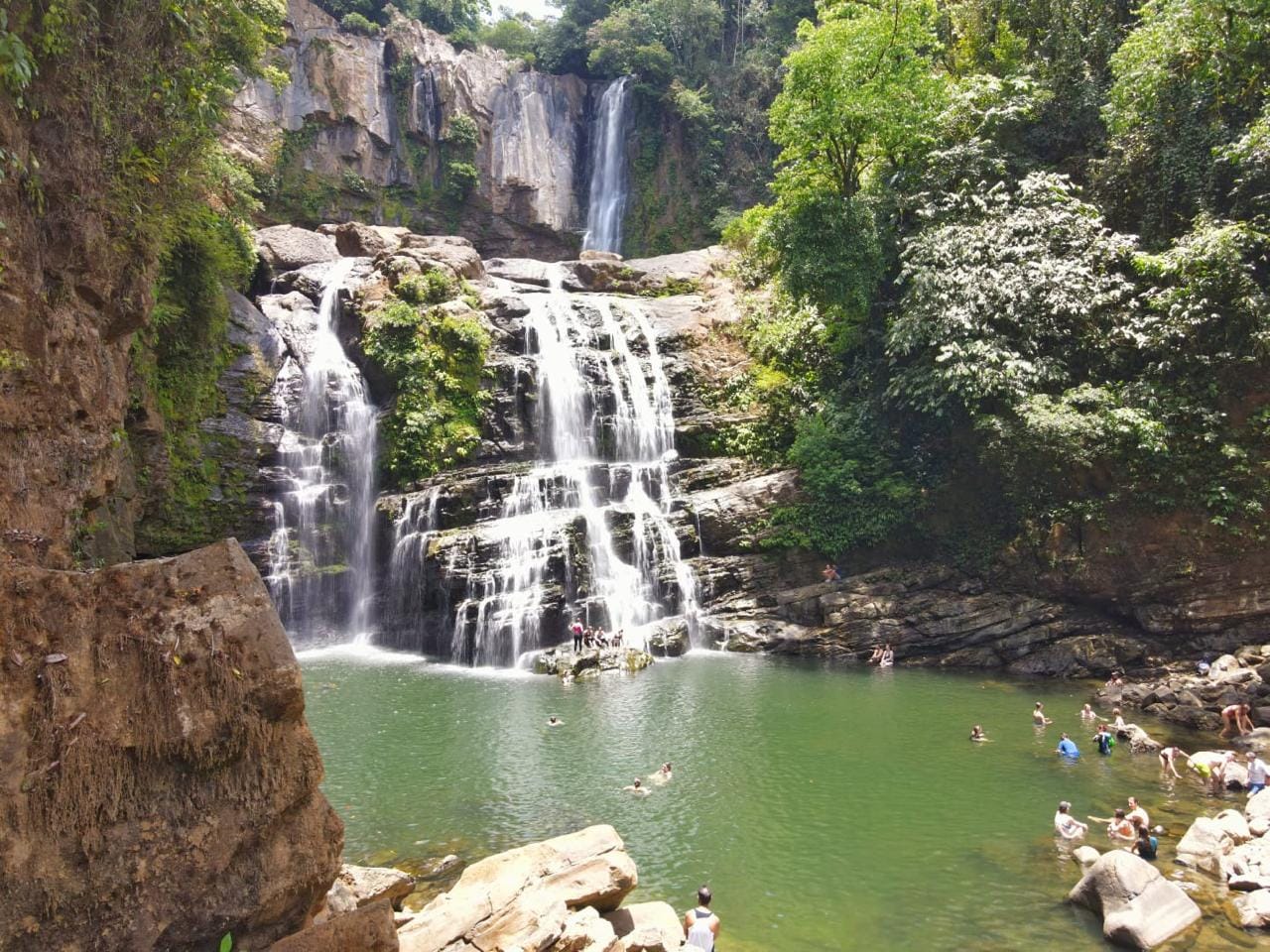 Nauyaca Waterfalls with natural swimming pool in Costa Rica