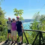 Group of tourists in Manuel Antonio view point