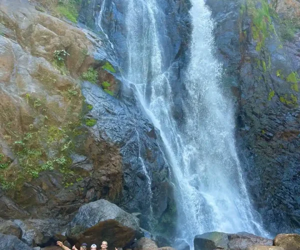 bijagual waterfall view from top