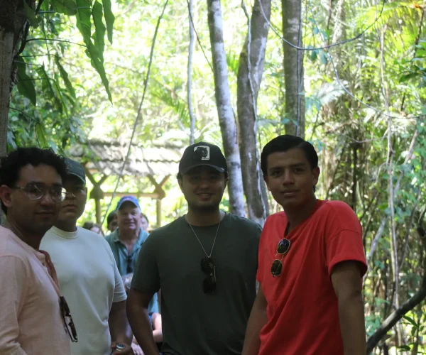 Group on a guided tour in Manuel Antonio National Park Costa Rica